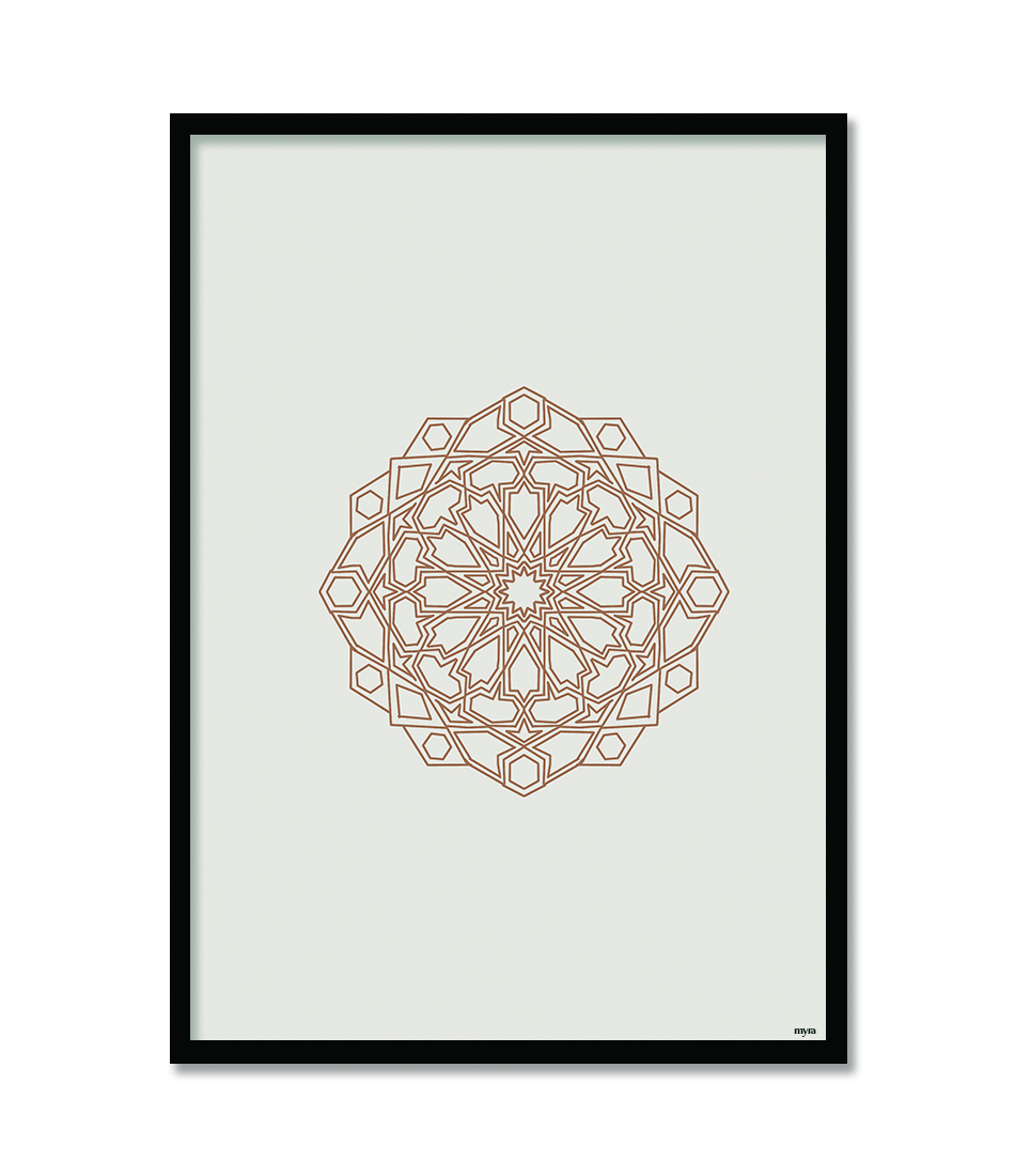 Islamic Flower Beige